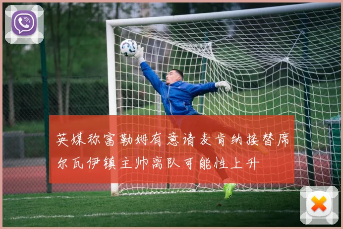 英媒称富勒姆有意请麦肯纳接替席尔瓦伊镇主帅离队可能性上升